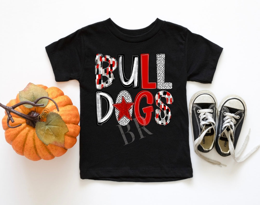 Toddler Bulldogs Poppy Print PREORDER