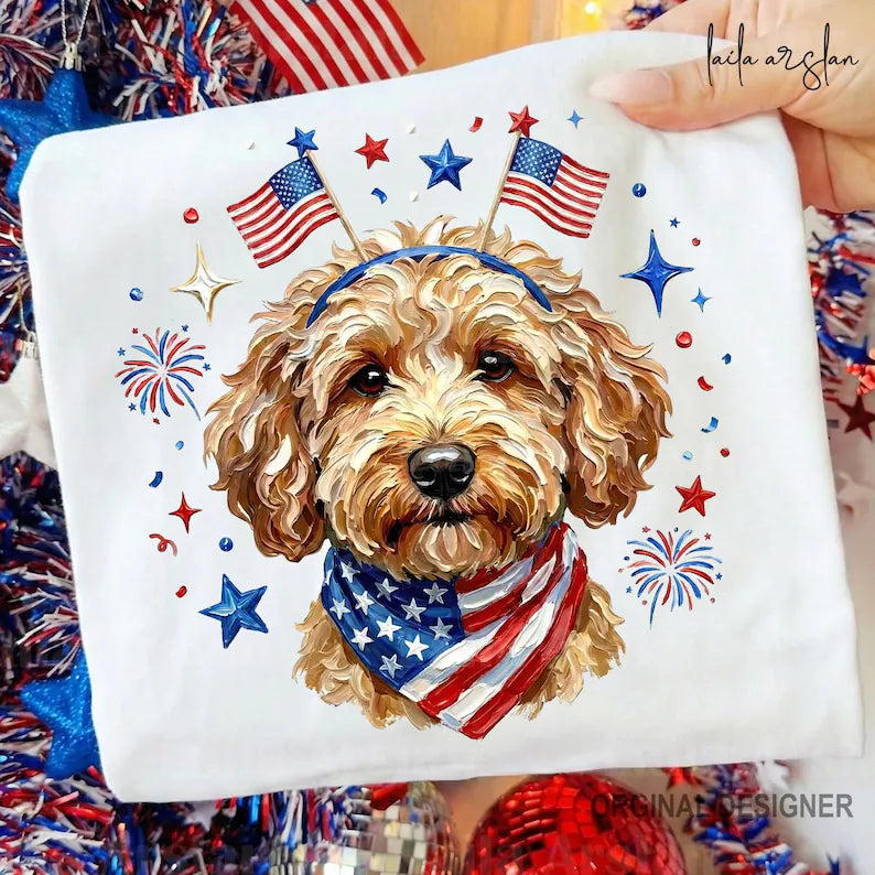 Patriotic Goldendoodle PREORDER