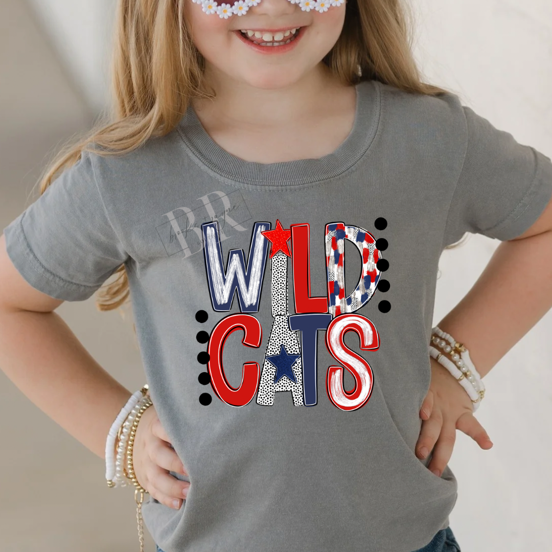 Wildcats Stars and Dots PREORDER