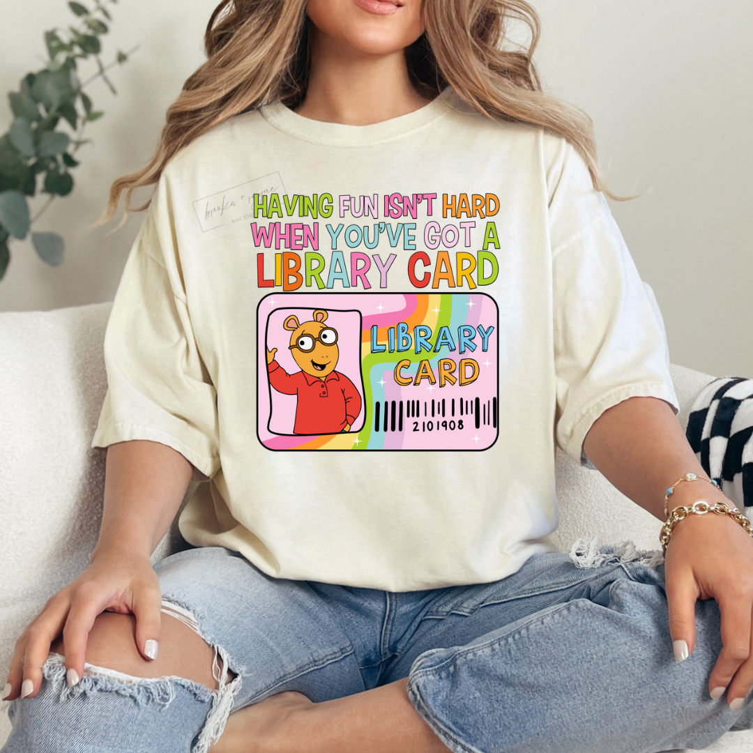 Library Card PREORDER
