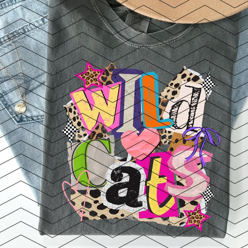 Wildcats Funky Font PREORDER