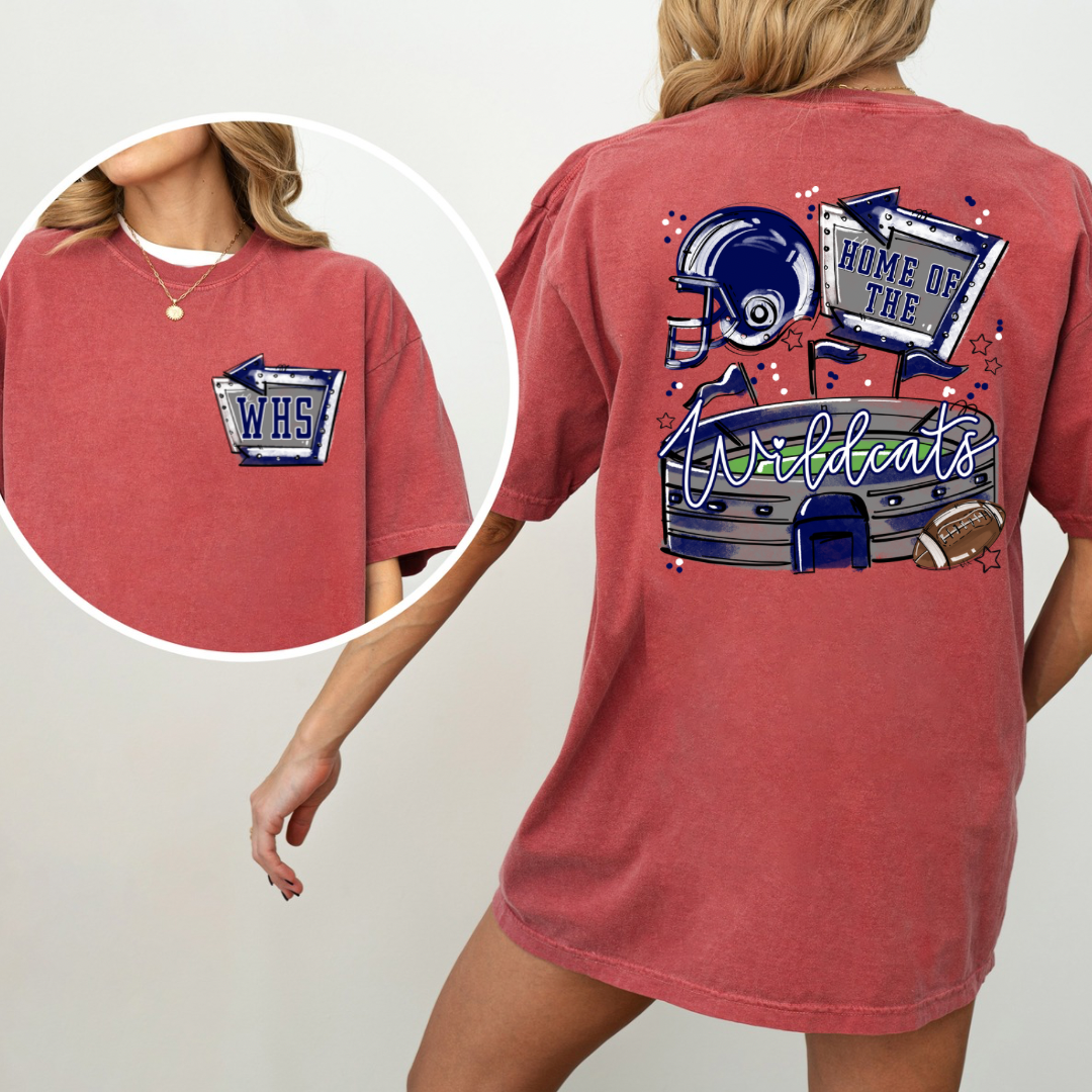 Front/Back Home of The Wildcats PREORDER