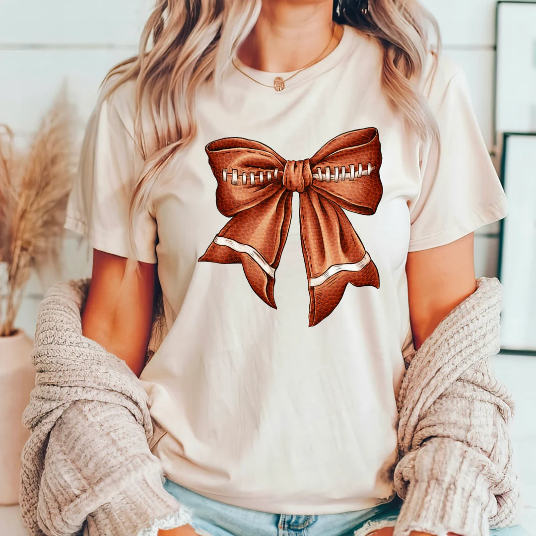 Single Football Bow PREORDER